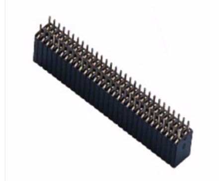 1.27mm Pitch Female Header Dual Row Straight Type