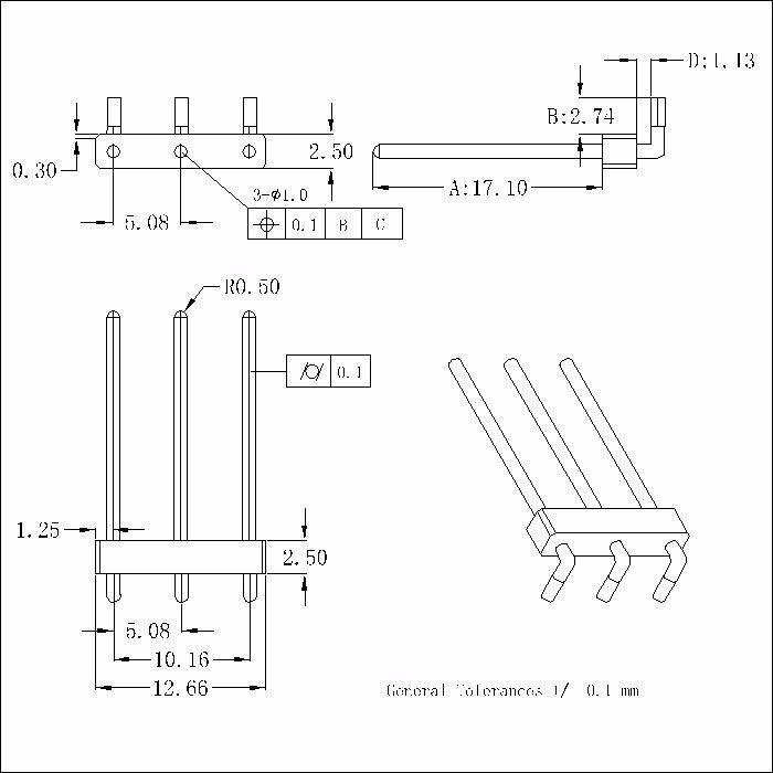 Machined Pin Connectors 5.08 Mm: MPHFR Series