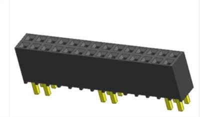2.54 מ"מ כותרת נקבה סוג ישר